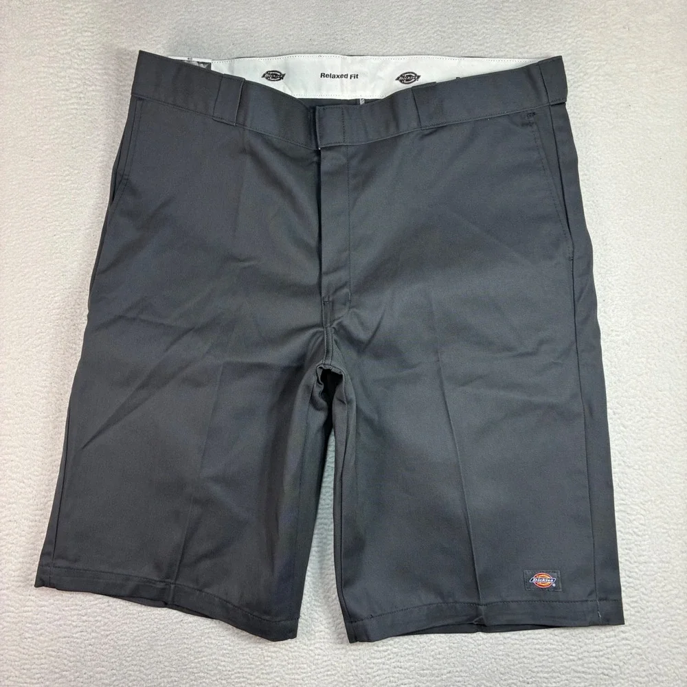 Dickies Work Shorts Men 40x13 Black Relaxed Fit Twill Skater Workwear Loose NWT